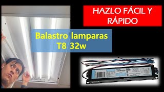 Como cambiar balastro / lamparas industriales empotradas o colgantes T8👨🏻‍🔧⚡️💡 by Gonguero Vlog 209 views 10 months ago 1 minute, 54 seconds