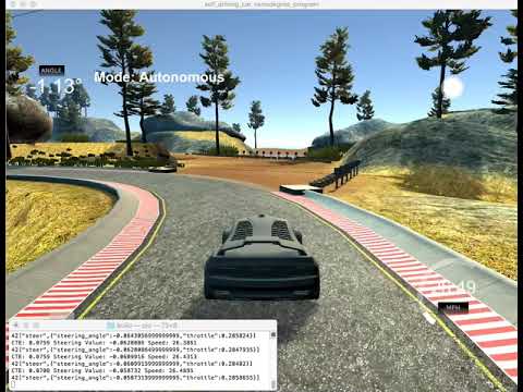 PID Control for Steering and Throttle