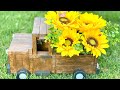 Jenga Block Rustic Truck