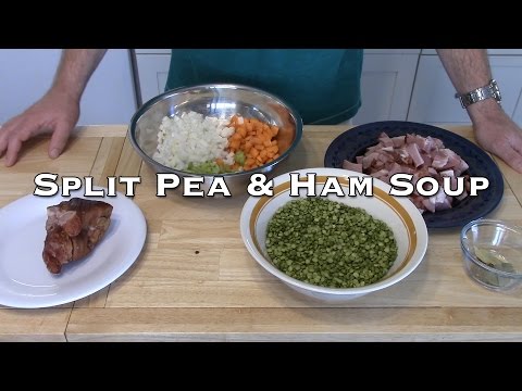 Ham And Pea Soup. 