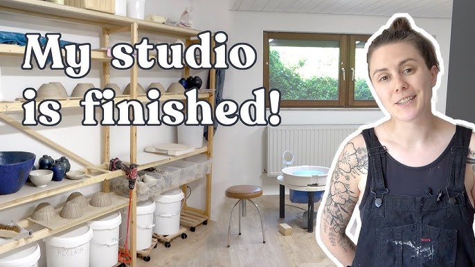 How We Created An At-Home Pottery Studio In Our Greenhouse