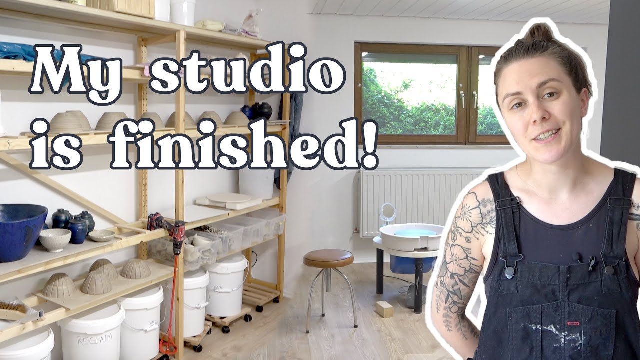 Pottery Studio Tour // My pottery studio AT HOME! 