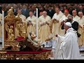 El inicio de la Misa papal de Navidad