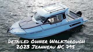 2023 Jeanneau NC 795 Walkthrough by owner