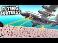 SPECTRE Gunship AC-130 Flying Fortress!  (Ravenfield Mod Gameplay)