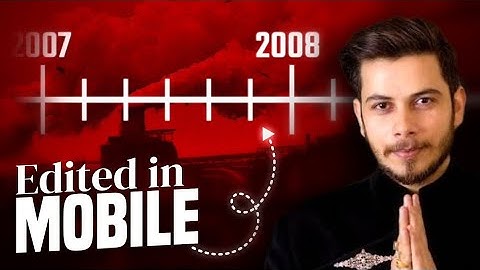 How to make year timeline effect like ‪@NitishRajput‬ and ‪@dhruvrathee‬ in Alight Motion