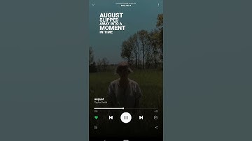 Thumbnail of august from Folklore by Taylor Swift | Spotify Vertical Video| Folklore | Taylor Swift