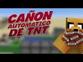 CAÑON AUTOMÁTICO DE TNT MINECRAFT - Tutorial de Redstone #8