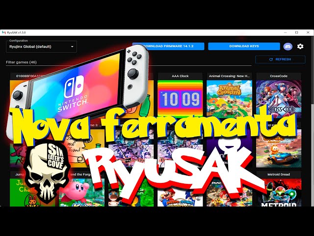 RyuSAK - Melhorando muito o desempenho do Ryujinx, mods, saves e muito  mais! 