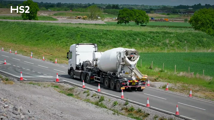 HS2 completes first stage of a 50 mile temporary access road in Bucks