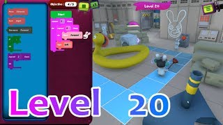 Rabbids Coding - Level 20 Tutorial | Walk-through  疯狂兔子学编程 第20关 教程|秘籍|攻略 | Guide