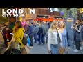 🇬🇧Nightlife in Central London| London Street Night Walk -Oct 2023 |London Night Walk 4K HDR