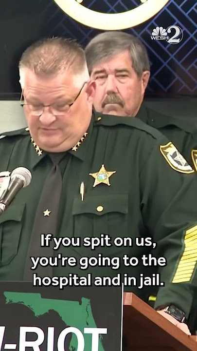'We will kill you, graveyard dead': Brevard Sheriff Wayne Ivey warns against riots in Florida