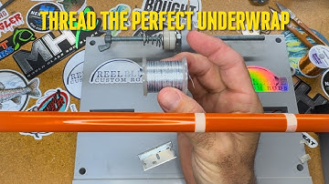 Step 4 – How to Create a Perfect Underwrap for Guide Installation (Custom Rod Building)