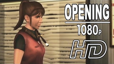Resident Evil 2 : Claire [B] Opening Game Movie Cutscene HD ( PS1 1998 )