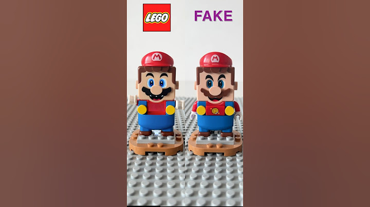 LEGO Mario | Original vs China Copy | LEGO vs FAKE #mario #supermario #legosupermario #legomario