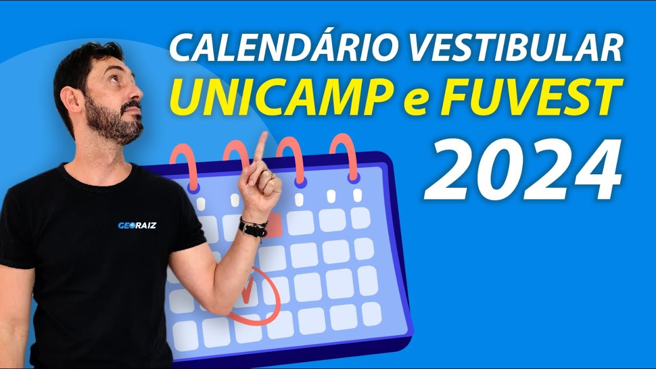 MUDANÇA NA FUVEST 2024 E CALENDÁRIO UNICAMP 2024 YouTube