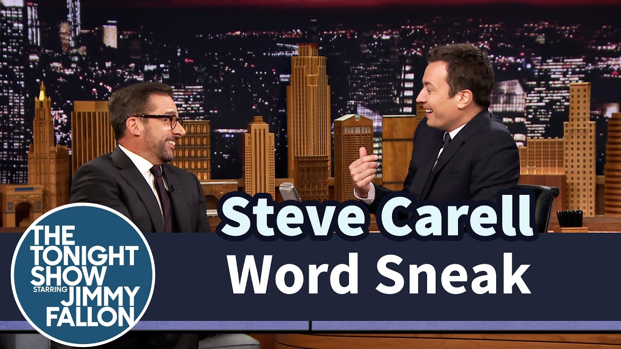 Word Sneak With Steve Carell