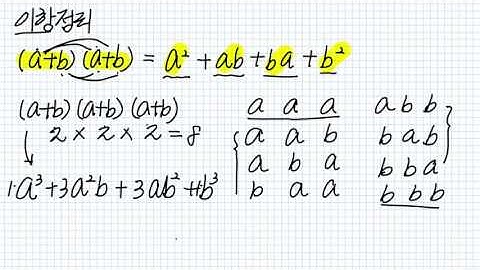 이항정리 개념