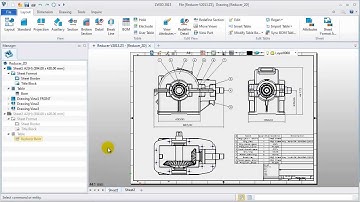 ZW3D Tutorial of 2D Sheet -7. Export and Import Table