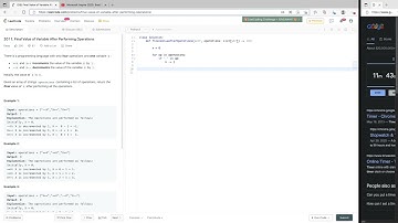 2011. Final Value of Variable After Performing Operations
