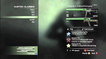 Modern Warfare 3 || 1st Prestige + Class Setup Examples