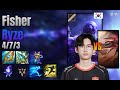 Fisher Mid Ryze vs Naafiri lol KR solo rank Full Game 16.10 | 피셔 라이즈 vs 나피리