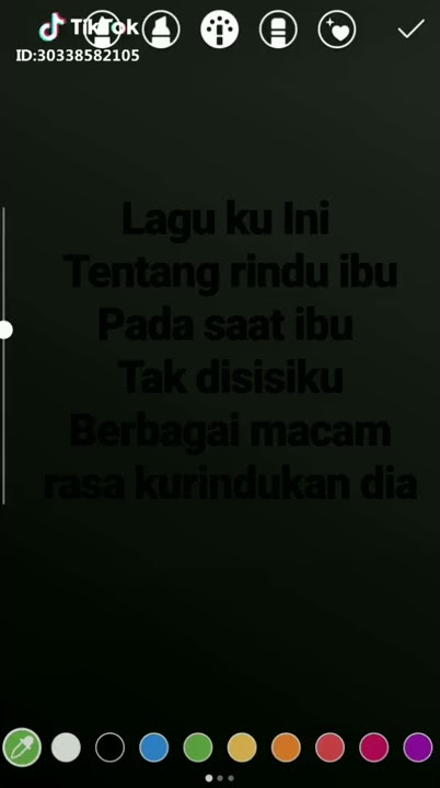 Lirik lagu#tentang rindu ibu