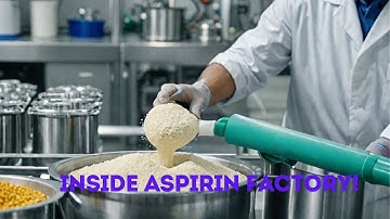 How Aspirin Is Made in a Mind-Blowing Factory Tour!