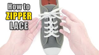 Zipper Lacing Tutorial – Professor Shoelace