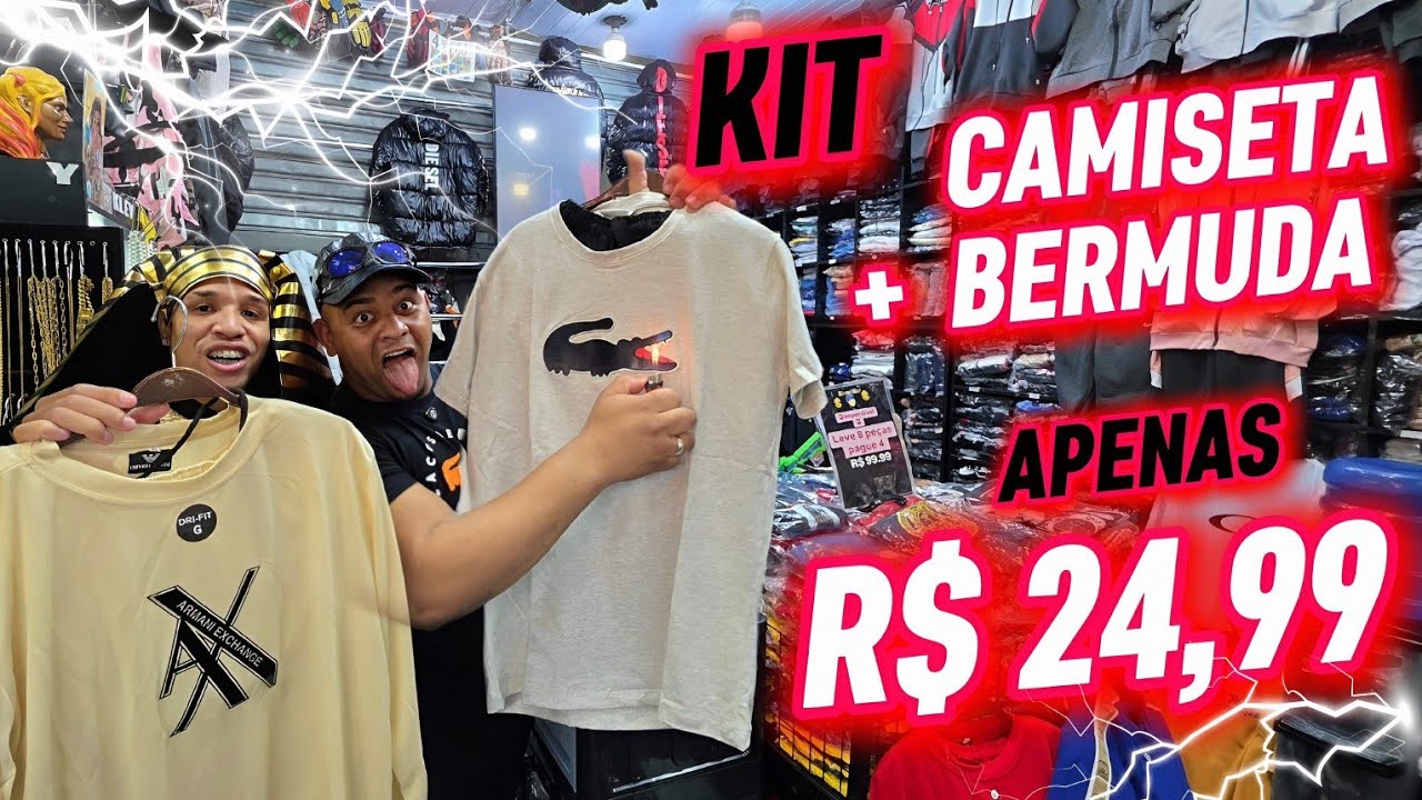 🔥 Conjunto Masculino POR R$ 24,99 em Atacado no Brás – Lucro Rápido e Preço Imbatível!