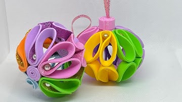 Christmas Craft Ideas/Christmas ornaments/DIY 3D Christmas ornaments #diy #christmas #Handicraft93