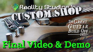 Great Guitar Build Off 2021 Scratch Build Ep 4 - Final video and demo "The No Eyed Deer"