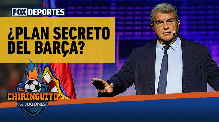 😳¿CUÁL ES EL PLAN DE LAPORTA? José Álvarez revela los detalles para fichar a Nico | El Chiringuito