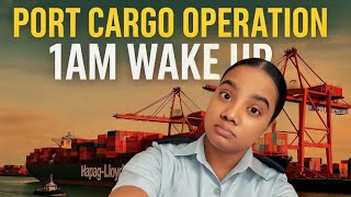 Woke Up at 1 A.M. for Port Operations|The Real Struggle of Merchant Navy Life| Hapaglloyd Container🚢