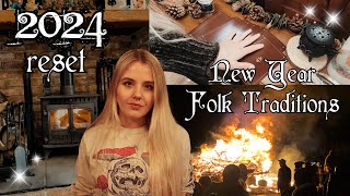 Cosy Countryside New Year Reset ✨ Ways to Welcome 2024 🕯️Folk Traditions