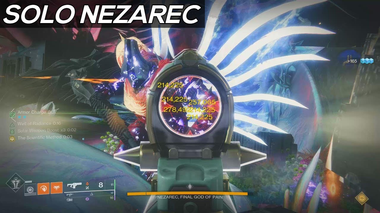 Solo Nezarec w/ Game Breaking Bug - Trinary Vision Trait Applied to The Eremite [Destiny 2]