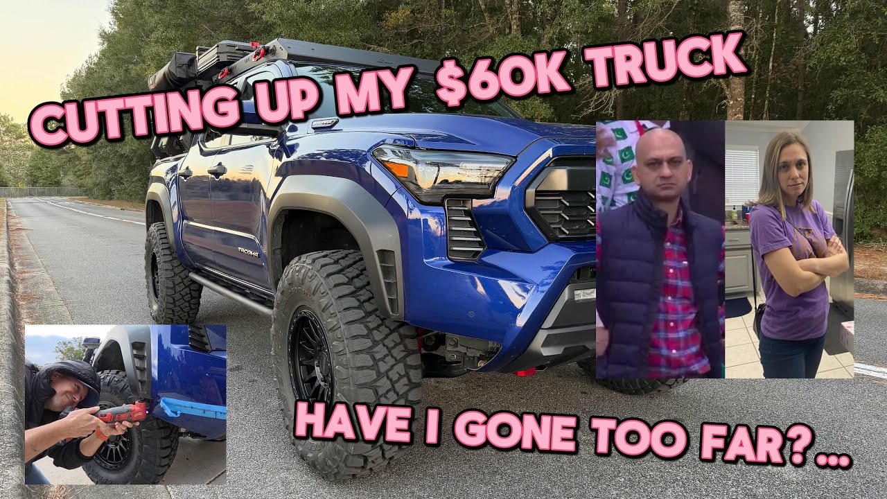 Viper cut front bumper on 4th gen Tacoma 