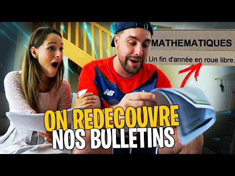 On redécouvre nos bulletins scolaires avec @Valouzz ?