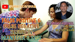 FALSE POSITIVE AND FALSE NEGATIVE RESULT IN MANTOUX'S TEST BY Dr. Mohit Baghel