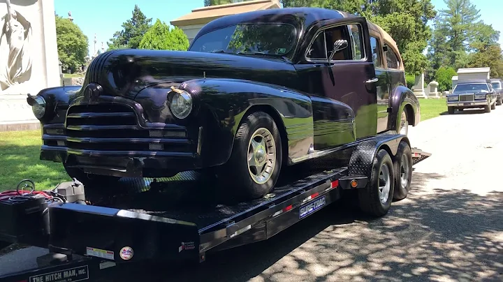 Russ Slegels Hearse final resting place.