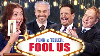 Mind-Reading Lightbulbs | Peter Wood returns to Penn & Teller: Fool Us | Season 9 Episode 5