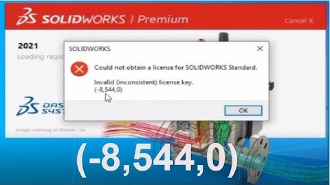 SOLIDWORKS 2021 cannot connect to license server (-8,544,0) solved