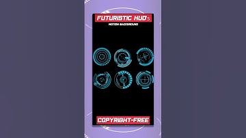 Futuristic Sci-Fi HUDs with Hi-Tech Backgrounds and After Effects | Hud Stock Video  #hud