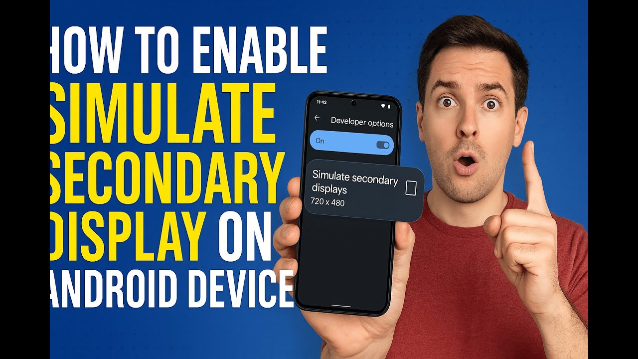 How to Simulate Secondary Display on Android Smartphone - YouTube