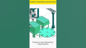 Gantry Handling Mechanism #machine #manufacturing #mechanism #engineering #automation