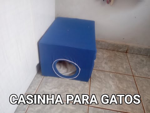 Vídeo: Como Fazer Uma Casinha De Gato Fora Da Caixa