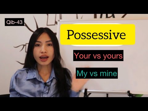 Kawm POSSESSIVE nouns thiab possessive pronouns. qib-43