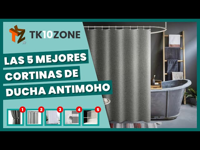 Las 5 mejores cortinas de ducha antimoho 