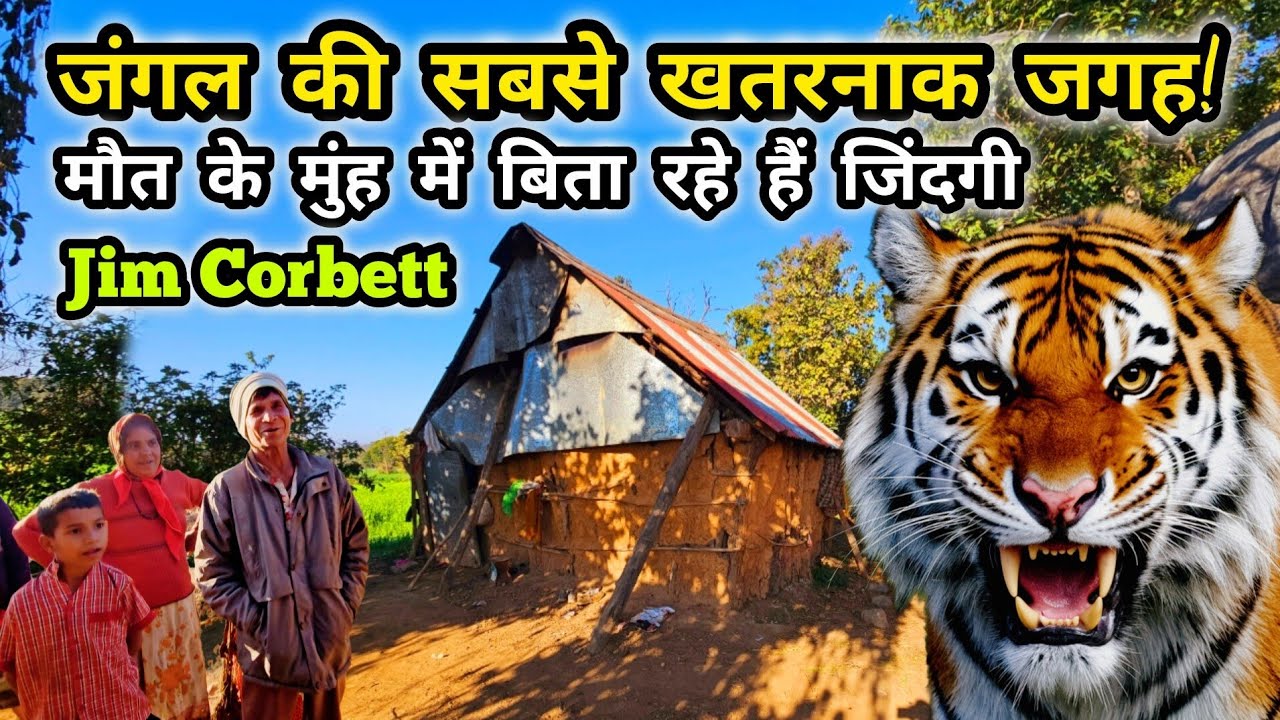 Jim Corbett के खतरनाक जंगल के पास है यह घर | Village Life near Jim Corbett | Ramnagar #uttrakhand
